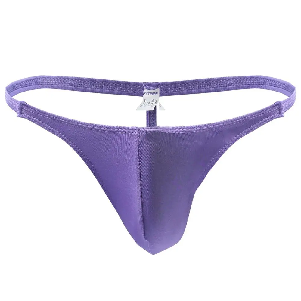 Swimwear Men Swimsuit G-string Thong Bikini Swimming Suit See Throng Sretchy Thong Briefs Bottoms Side Underwear Bathing Suit