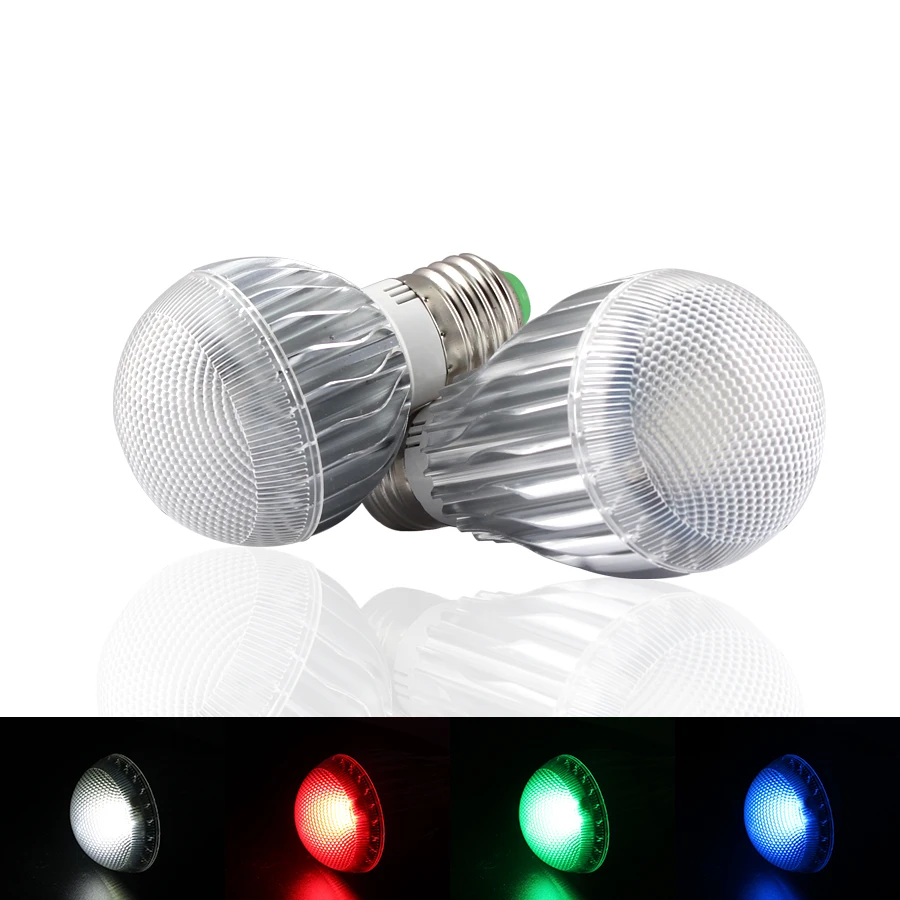 Светодиодная лампа RGB 12 В 220 E14 E27 умная для дома светильник датчик движения с