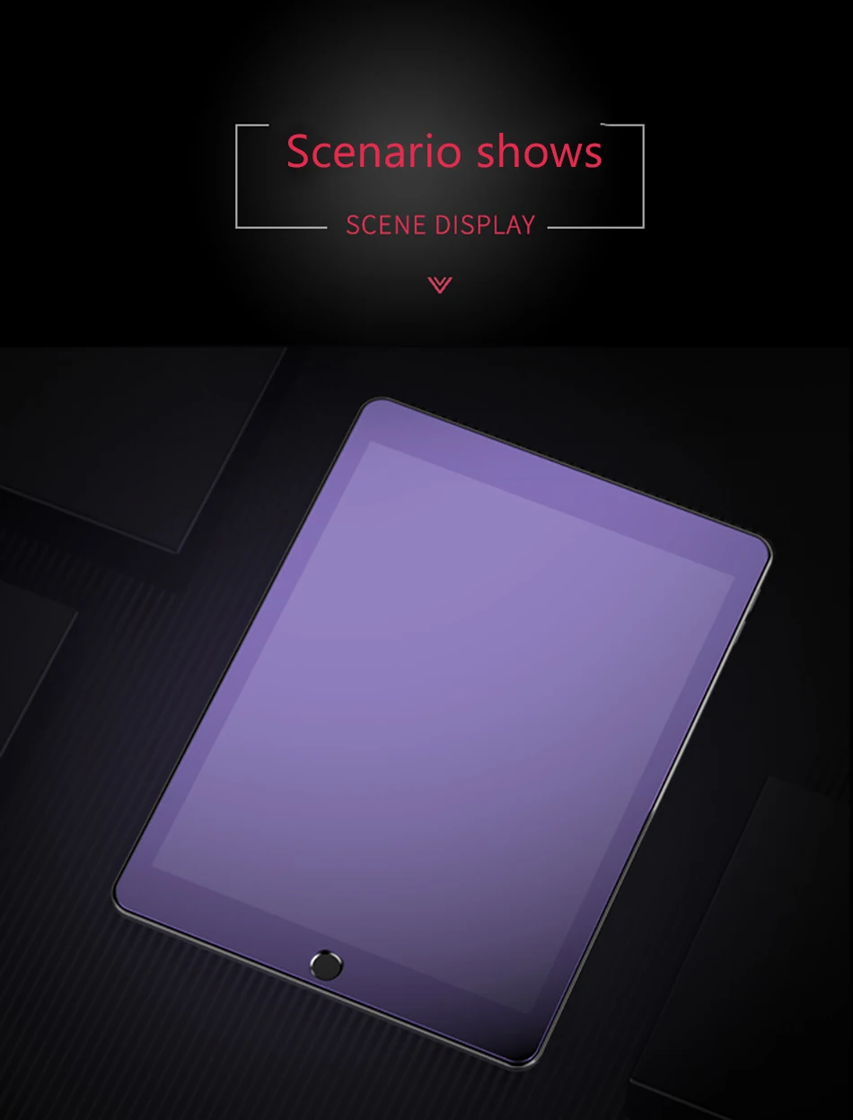 !ACCEZZ 9H Full Cover Transparent Anti Blue Ray Film Tablet For ipad mini 1 2 3 Premium Protective Tempered Glass Screen Films (22)