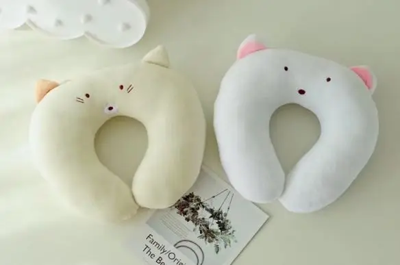 Harga 1 PC Kawaii Kartun Sumikko Gurashi SAN X Sudut Bio Tipe U Perjalanan Bantal Leher Lembut Sehat Leher bantal Hadiah Mainan Mewah