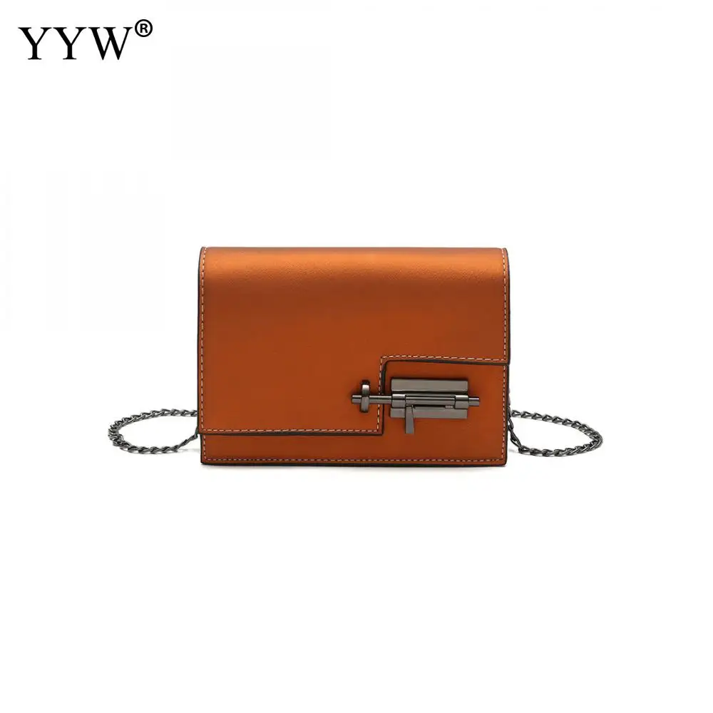 YYW в Корейском стиле из искусственной кожи диких сумка Персонализированные мини цепи матовый сумка Мода скучный польский одноцветное сумка