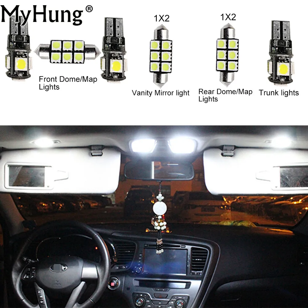 Car Interior Lights Replacing Leds
