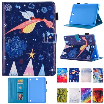 

Flip PU Leather Stand Case For Samsung Galaxy Tab A 8.0 inch 2015 T350 T355 P350 P355 Tablet Case Cover capa Dragon Elephant