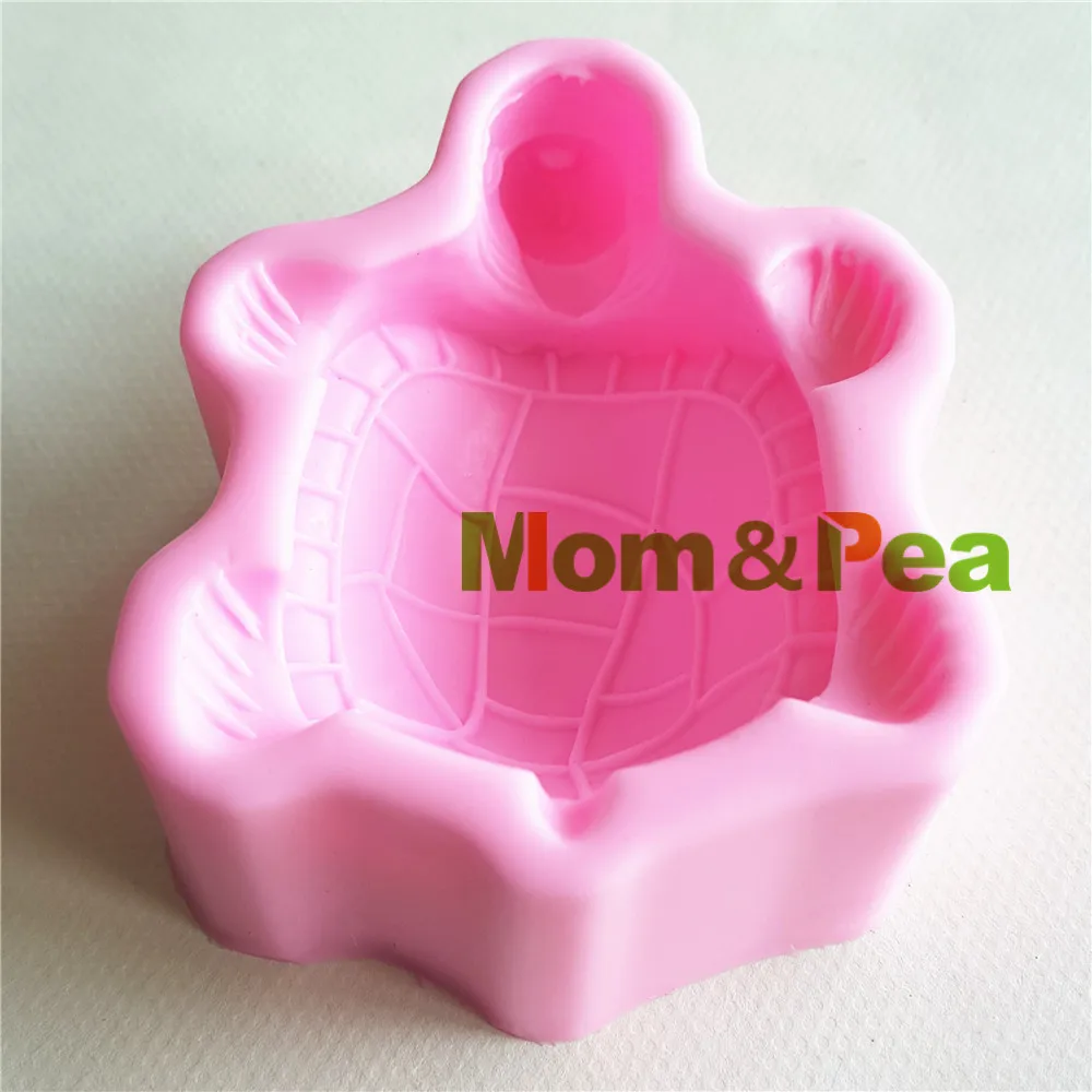 Мама и горох 1401 Черепаха силиконовая форма для украшения торта помадка торт 3D форма для мыла пищевая форма