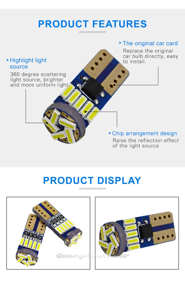 Tcart 6PCS LED Car Led Interior Bulbs Reading Lights for Toyota land cruiser prado 150 2012 accessories