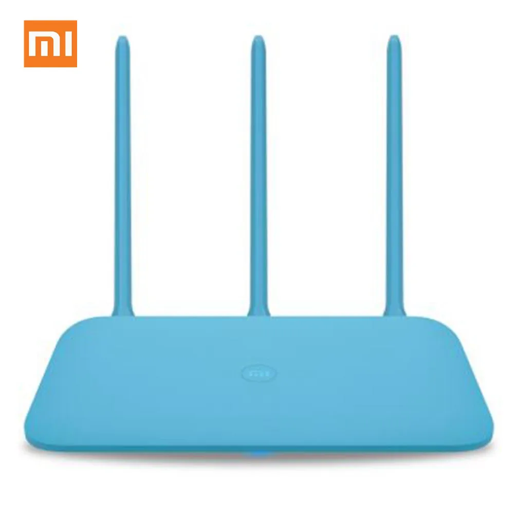 

New Original Xiaomi Mi Router 4Q 3 Antennas Blue Wireless 2.4G 802.11b/g/n 450Mbps APP Control 64M ROM/RAM Wifi Wireless Routers
