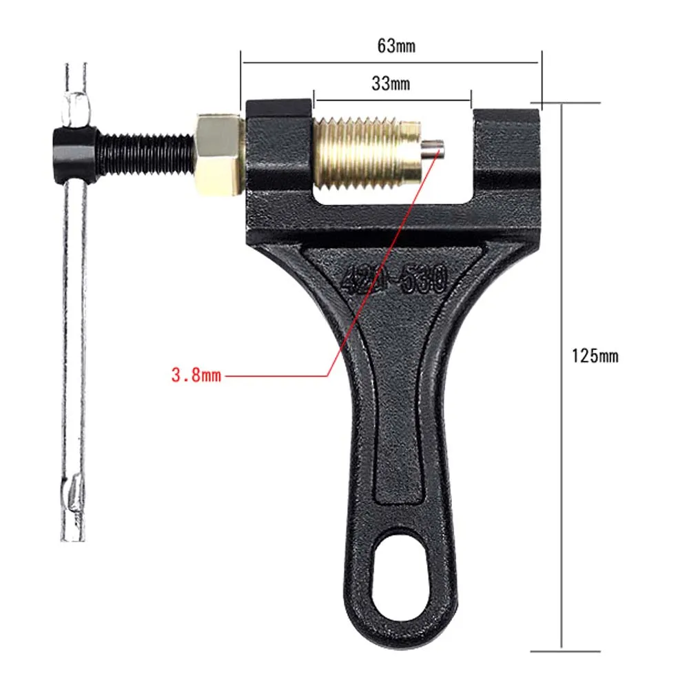 Bike Chain Cutter Chain Remover Tool Motorcycle Bicycle Repair Tools Pin Splitter Device for Chain 420/428/530