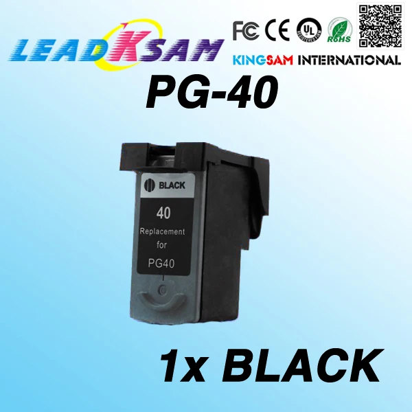 Aliexpress.com : Buy 1x PG40 PG 40 black ink cartridge compatible for Canon Pixma MX300 MX310