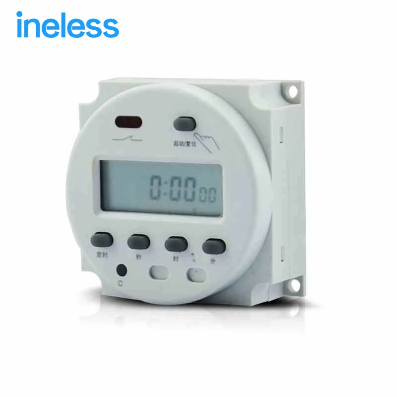 

CN102 Microcomputer Timer Single and Double Count Time Controller 220V / 12V / 24V Time Control Switch