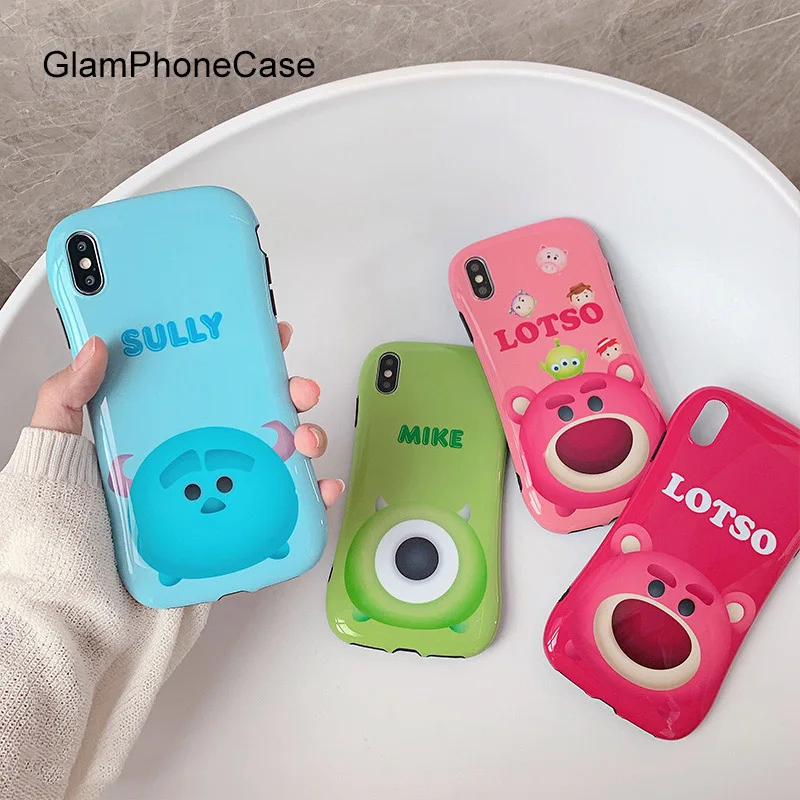 GlamPhoneCase милый мультяшный чехол для телефона с рисунком в виде животного iPhone X XS Max