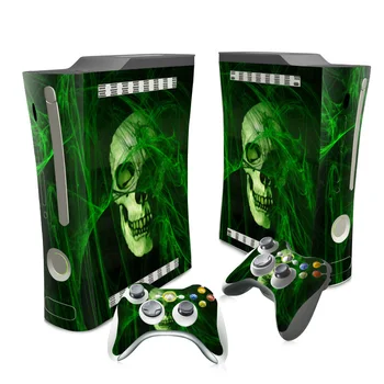 

High quality stickers vinyl skin sticker for xbox 360 console + 2 controllers