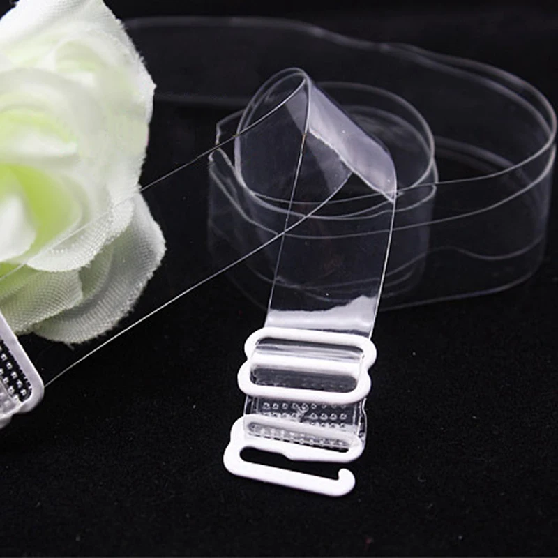3Pairs 1CM Wide Bra Straps Transparent Bra Shoulder Straps Replacement Women's Bra Straps