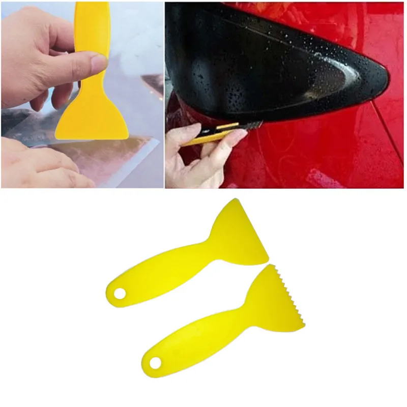

PDR Tools Kit with Yellow Rubber Scraper Glue Shovel Clean Up the adhesive Remains Paintless Dent Repair Tools Supplier