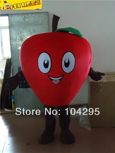 Trend  red apple mascot costume for Halloween Christmas birthday halloween free shipping 