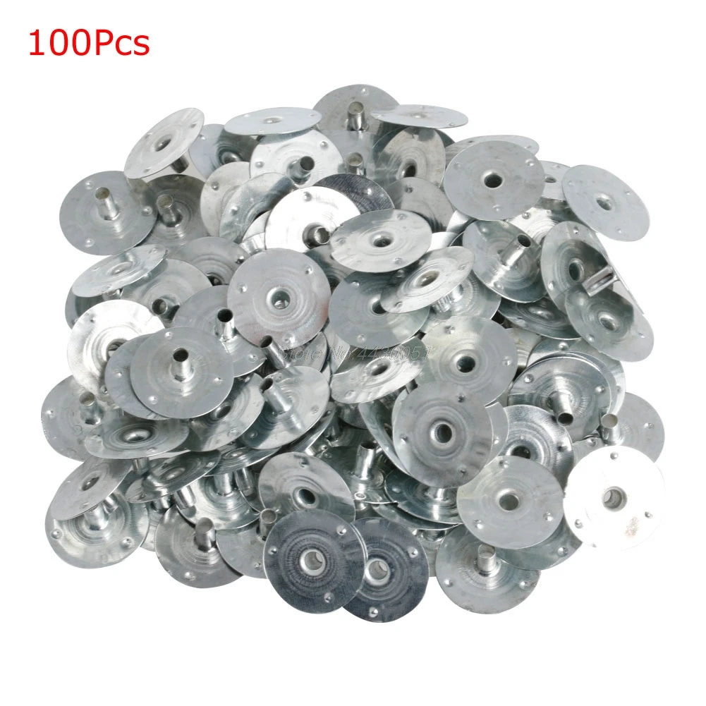 

100/200Pcs Candle Wick Metal Sustainer Wick Tabs Silver For Candle Making Gift 12.5*2.5mm