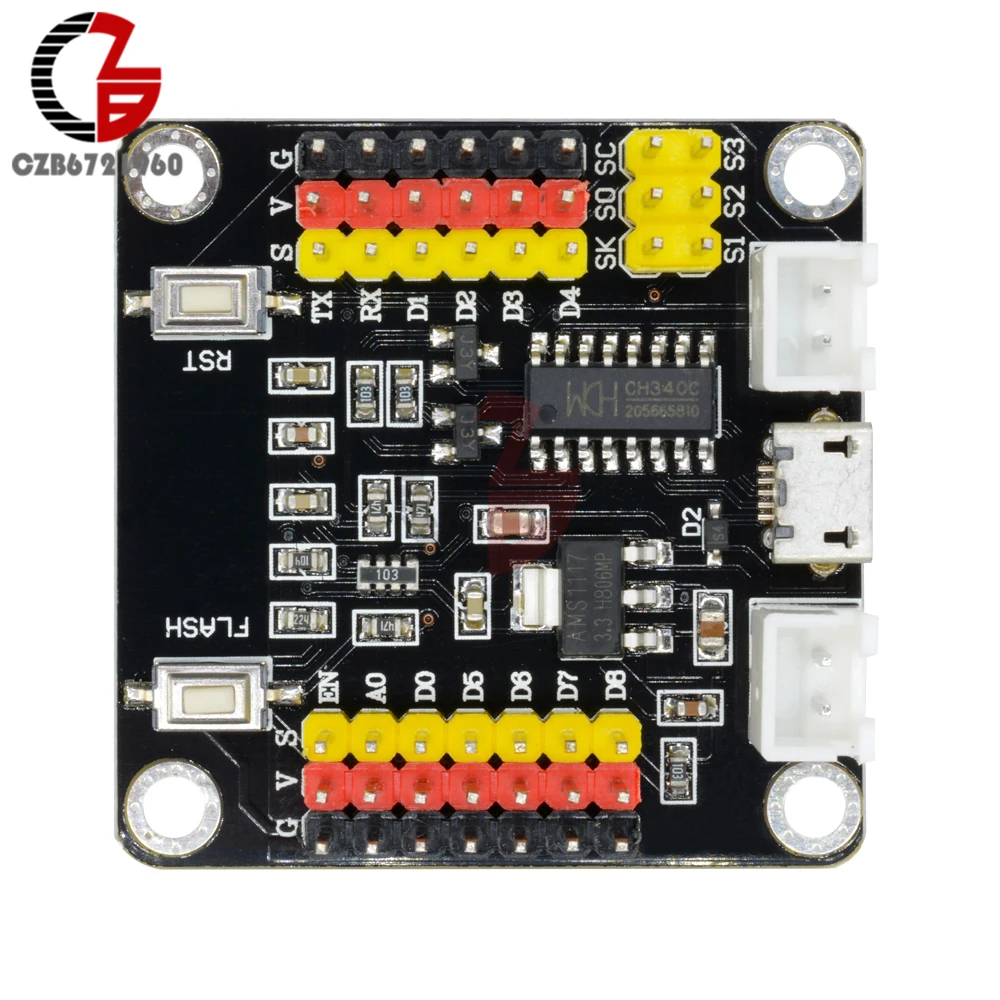 DM Strong ESP8266 CH340 CH340G беспроводная плата разработки Wifi MCU UART SPI Micro USB антенна для Arduino