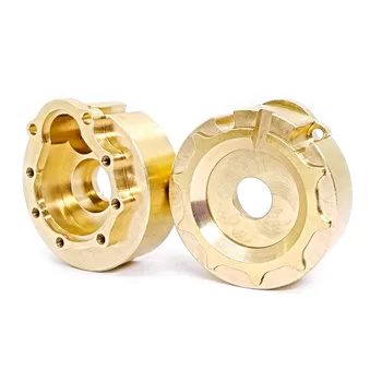 

2020 New 2Pcs Door Brass Counterweight Balance Weight Portal Drive Housing for 1:10 RC Crawler TRX-4