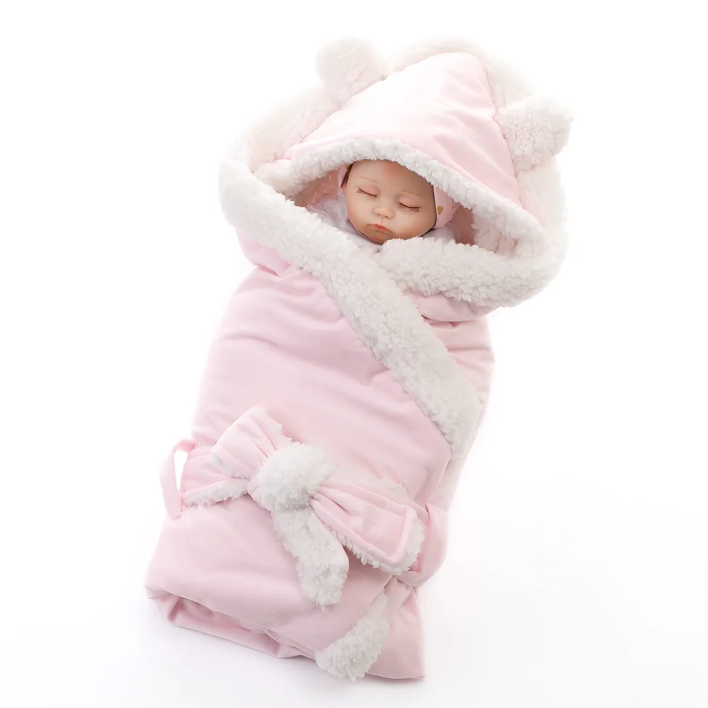

High Quality Autumn Winter Warm Baby Sleeping Bags Cute Newborn Sleepsacks Anti-kick Baby Blanket Babies Swaddling with Belt
