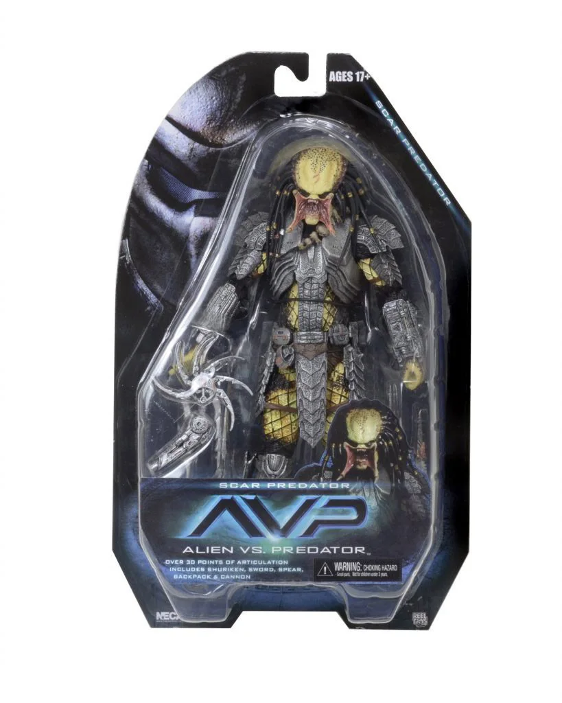 NECA AVP Alien vs. Predator Chopper Celtic Scar Predator PVC Action Figure Collectible Model Toy (1)
