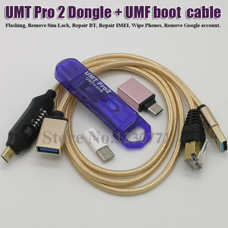 2020 оригинальный ключ UMT Pro 2 (ключ + AVB) функция в 1 кабель UMF All boot|Детали устройств