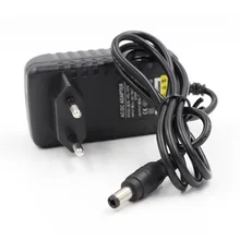 DC адаптер DC 12 В в 1A AC 100 В-240 В конвертер адаптер зарядное устройство питание ЕС Plug черный, США Plug, AU Plug, Великобритания Plug