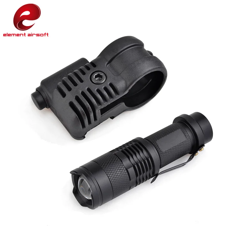Element Airsoft тактический мини телескопический зум фонарик с 25 4 мм QR офсетный адаптер