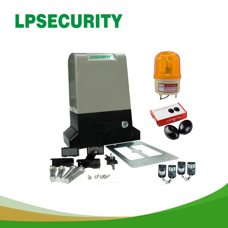 Автоматический GSM раздвижной ворот LPSECURITY 800 кг 1200 Открыватель двери мотор мягкий