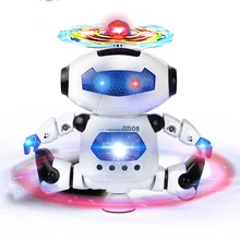 New Electric 360-Degree Rotating Music Dancing Robot Toy Musical Dance Walk Light Electronic Model Robot Toys For Children Gifts New Electric 360-Degree Rotating Music Dancing Robot Toy Musical Dance Walk Light Electronic Model Robot Toys For Children Gifts