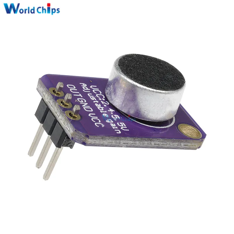 GY MAX4466 Electret микрофонный модуль усилителя с регулируемым коэффициентом усиления