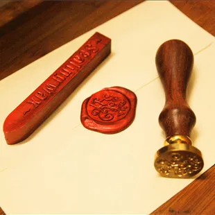 

Hot Selling Newest 2019 Fancy Blessing Language Seal Wax Lacquer Seal Wax Strip (Single Seal) 2.5CM Clear Stamps and Dies