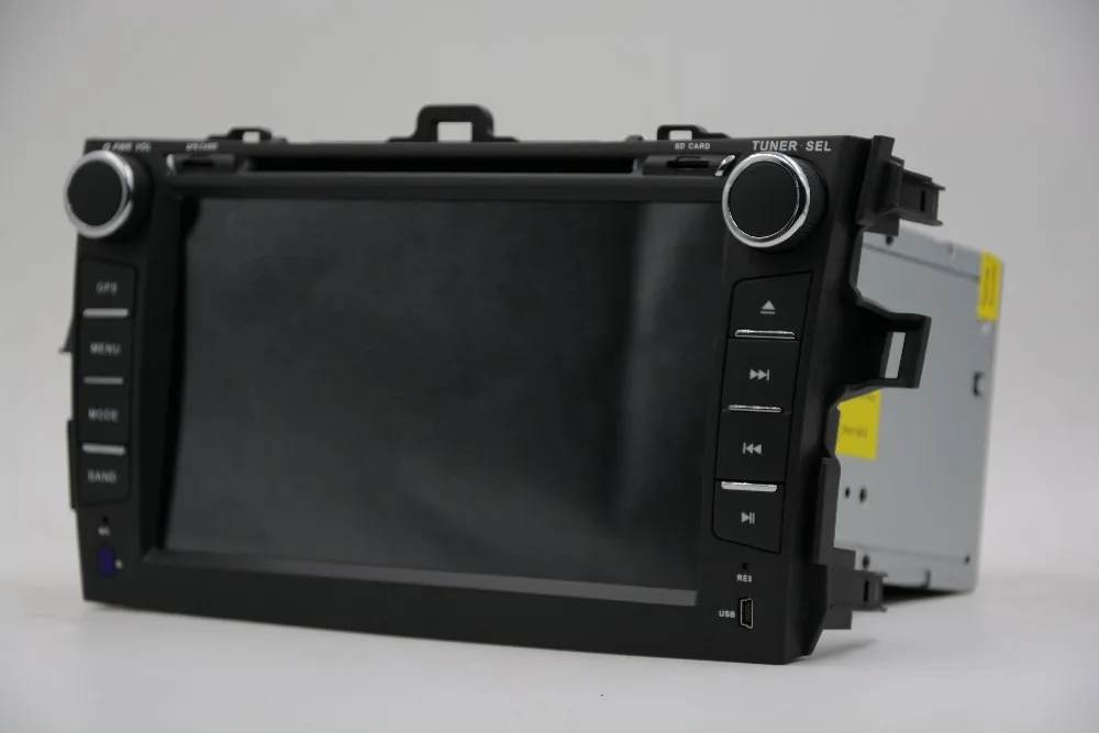 Excellent 8 inch 2 din Android 8.1 car dvd player for Toyota Corolla 2007 2008 2009 2010 2011 Quad Core 8 inch 1024*600 screen car stereo 4
