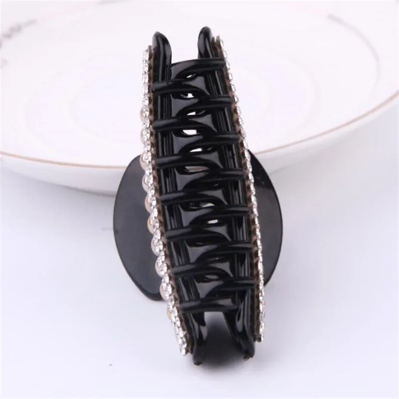 designer head scarf 1PC Rhinestone Hair Clips Crab Hair Claw for Girl Hairpins Barrettes Headwear Women Pearl Hair accessories Fashion bride hair clip