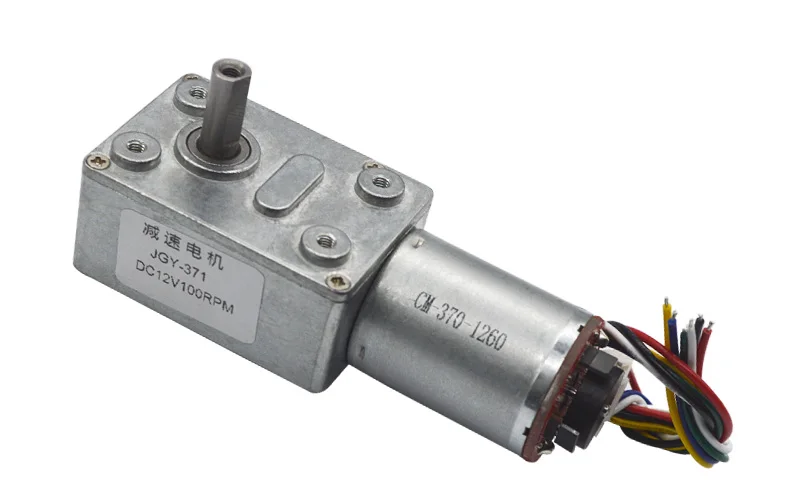 alto torque, motorreversível sem verme com codificador