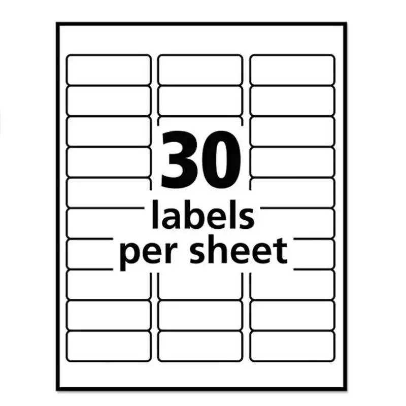 Etiquetas de Endereçamento com Cortado para Impressoras a Laser à Prova Caixa de 1800 Jetland Água 2-5 - 8 Etiquetas Brancas A5520 d' 1 x 3 label printing