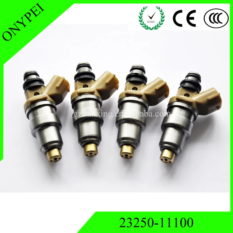 

(4 pcs) 23250-11100 23209-11100 Fuel Injector For Toyota Paseo 1.5L Corolla EE101 EE111 Tercel EL53 2325011100 2320911100