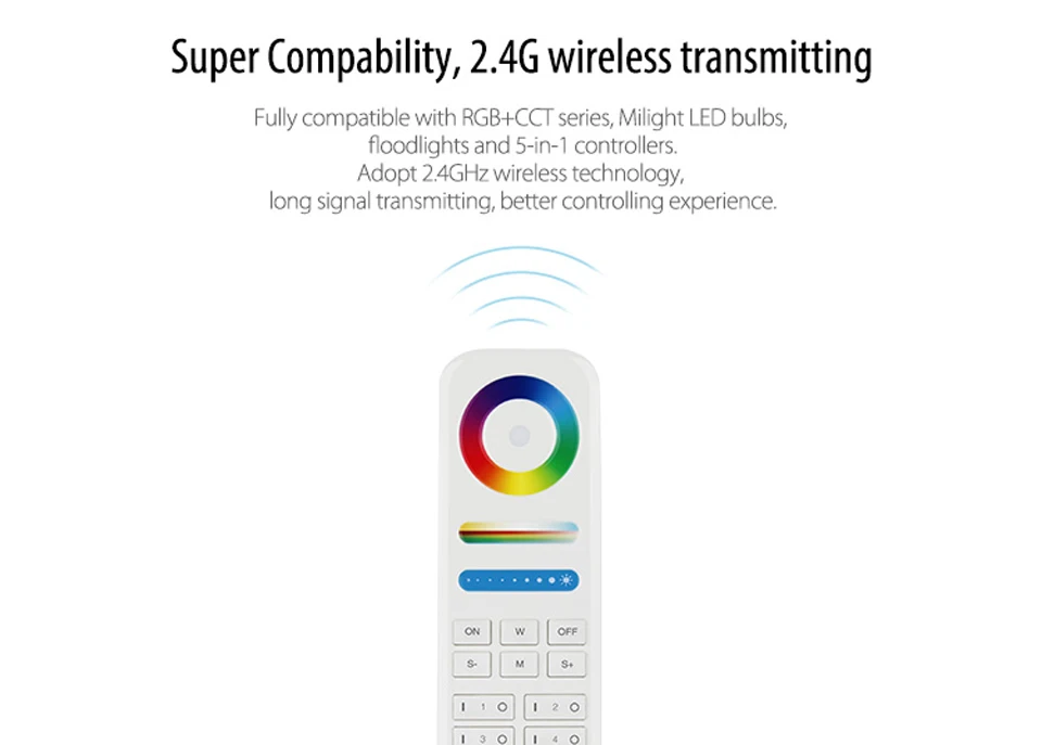 Milight 2,4G беспроводной 8 Zone FUT089 RF пульт дистанционного управления B8 настенная сенсорная панель LS2 5в1 умный светодиодный контроллер для RGB+ CCT светодиодной ленты