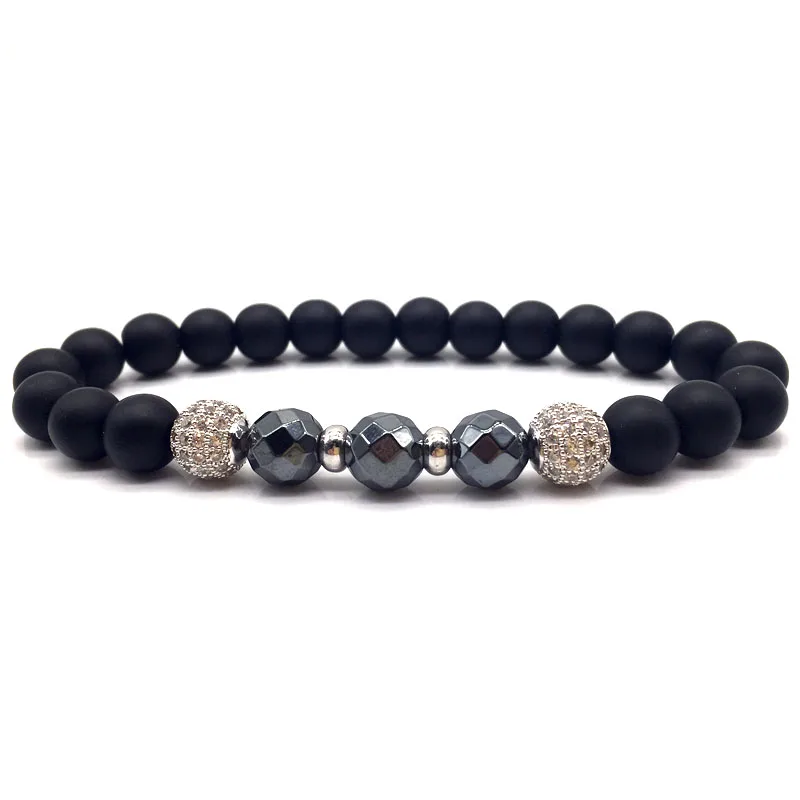 

Bead Mens Bracelet 2019 Fashion New Beads Charm Bracelets & Bangles For Men Fashion Jewelry Gift
