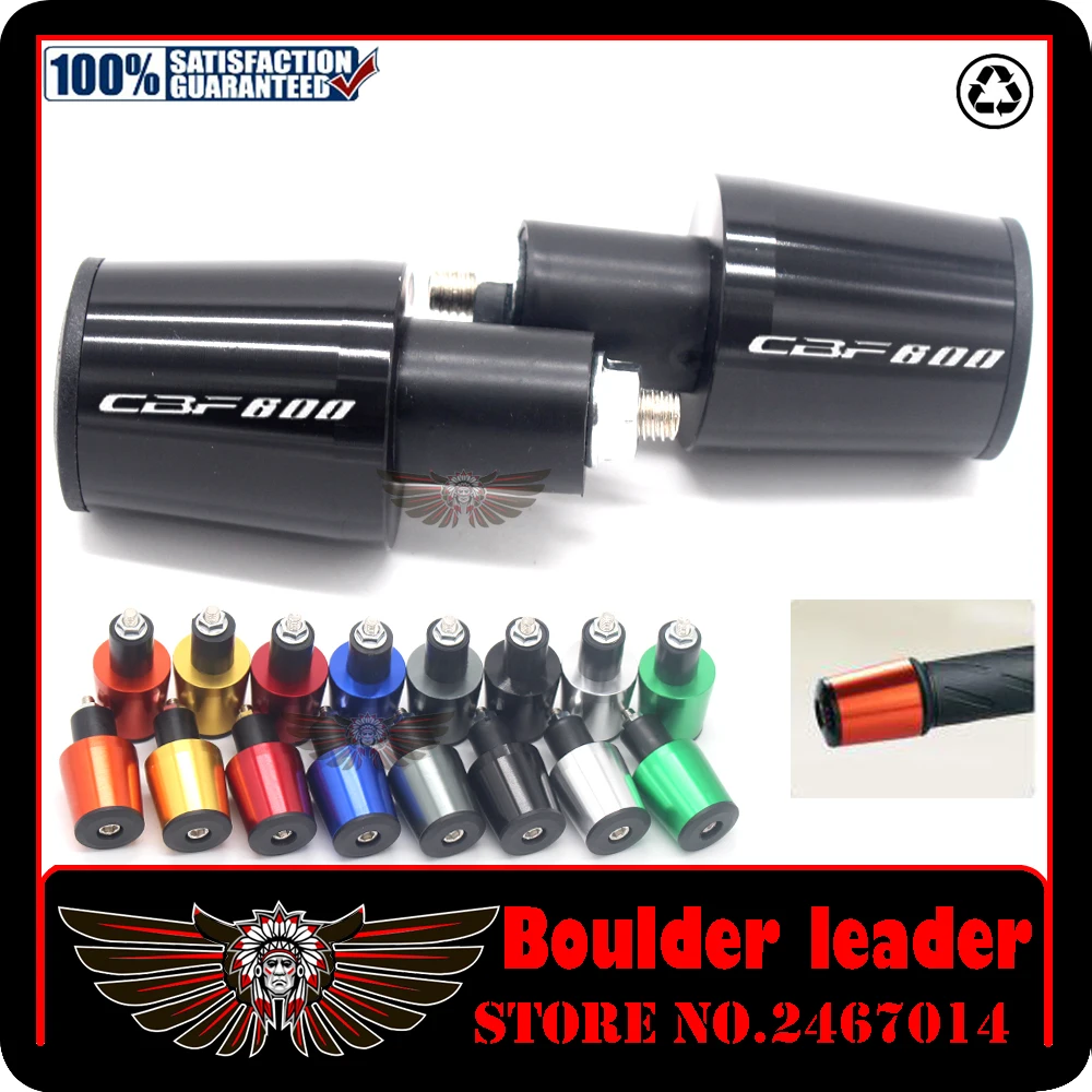 

Motorcycle Accessories 7/8'' 22MM Handlebar Grips Handle Bar Cap End Plugs For Honda CBF600/SA CBF 600 2010 2011 2012 2013