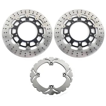 

BIKINGBOY Front Rear Brake Discs Disks Rotors For Suzuki DL 650 V-Strom 07-12 / ABS 07-17 DL650 V-Strom Traveller / ABS 2007-12