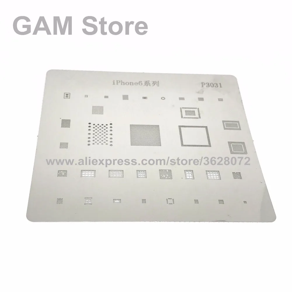 Для iPhone 6 BGA трафарет для ЦП RAM Wifi Nand Flash Baseband усилитель мощности аудио IC реболлинг