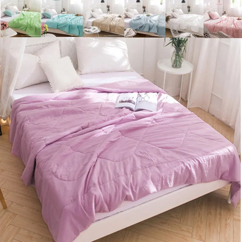 Buy Solid Bed Duvet Washable Soft Comforter Bedspread