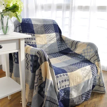 

Tassels Blue Geometric Woven Soft Sofa Blankets Throws Rugs Sofa Cover Chair Cover Table cover Home Decor 150x190cm/220x260cm
