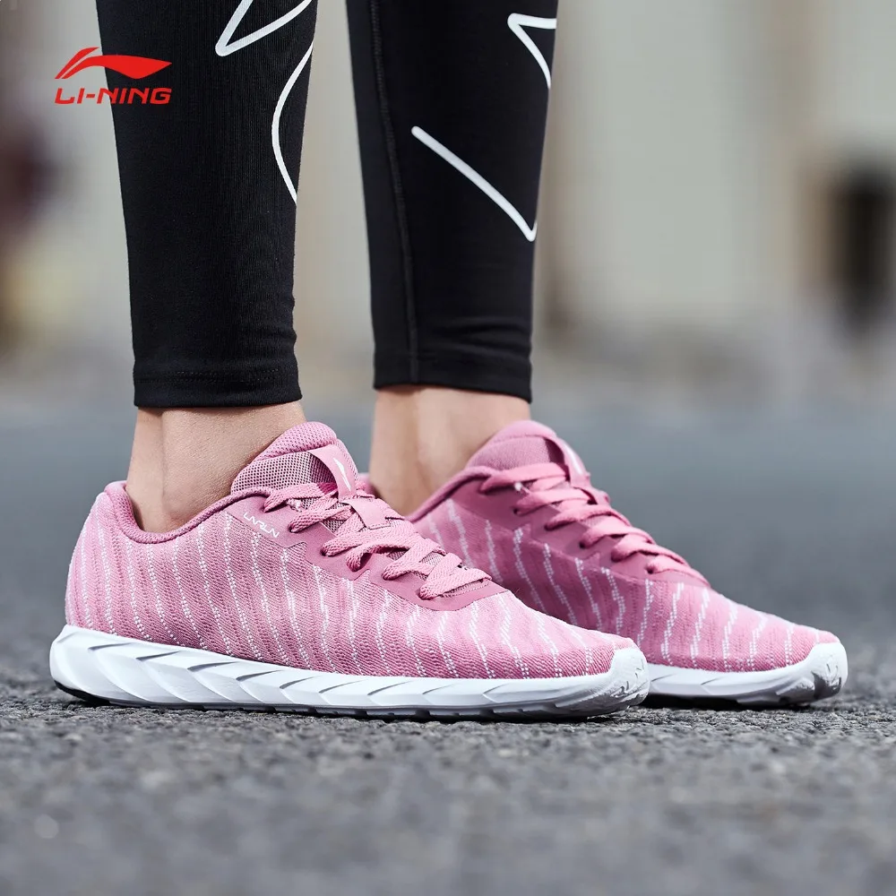 Женские беговые кроссовки Li Ning ARBN008 SAMJ18 базовая легкая дышащая спортивная обувь