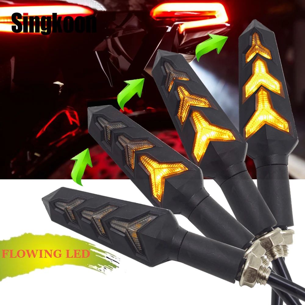 Мигающие СВЕТОДИОДНЫЕ сигнальные огни для мотоцикла мигающие harley davidsion kawasaki ninja