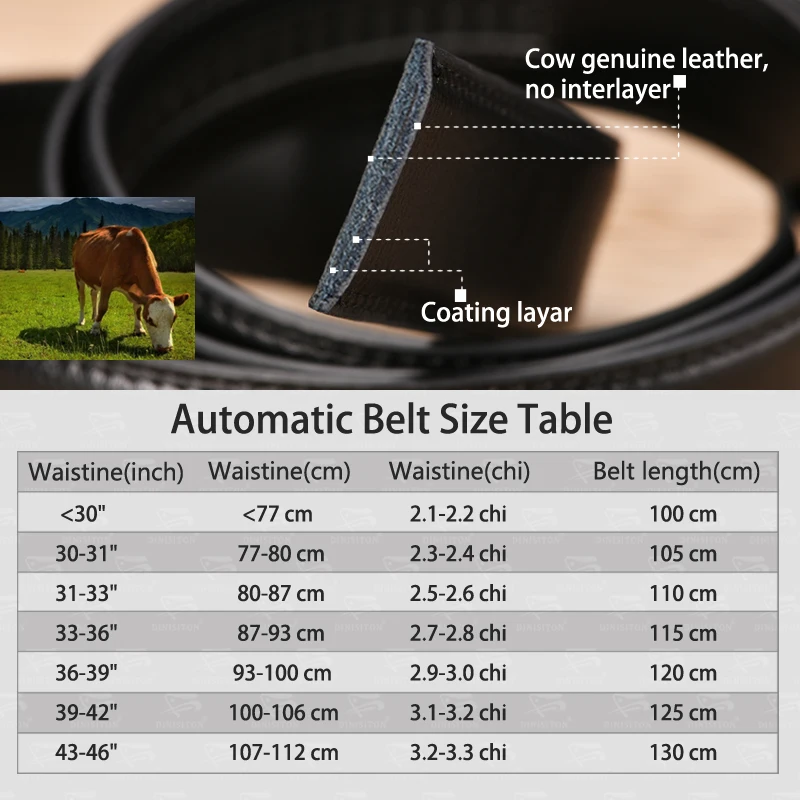 DINISITON мужской ремень из натуральной кожи ремни для мужчин модные автоматические ремни высокого качества деловой мужской ремень люксовый бренд ремень