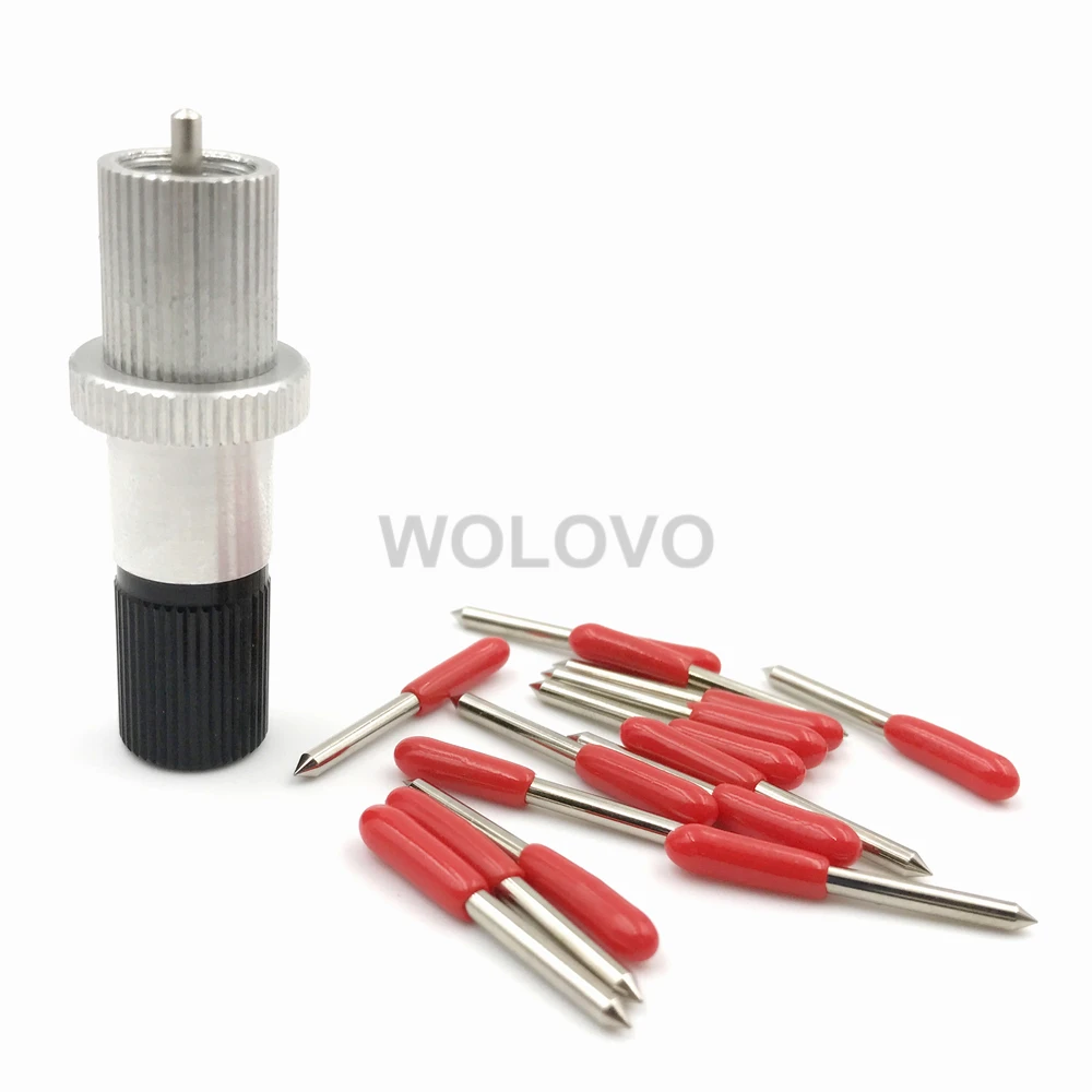 15 Pz 45 Gradi Vinile Cutter Plotter Roland Lame + Roland Blade Holder