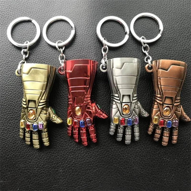

Avengers 4 Endgame Iron Man Infinity Gauntlet Alloy Key Chains Keychain Keyring