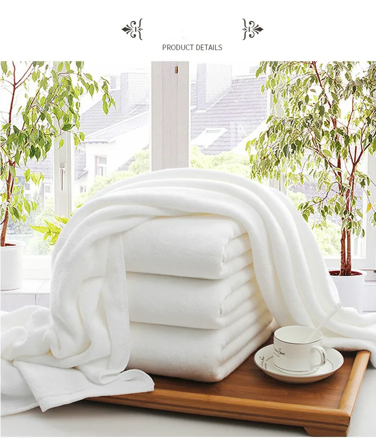 70x140 см гостиничное банное полотенце с вышивкой, белое банное полотенце, хлопок, Большое пляжное полотенце, Брендовое абсорбирующее быстросохнущее полотенце для ванной
