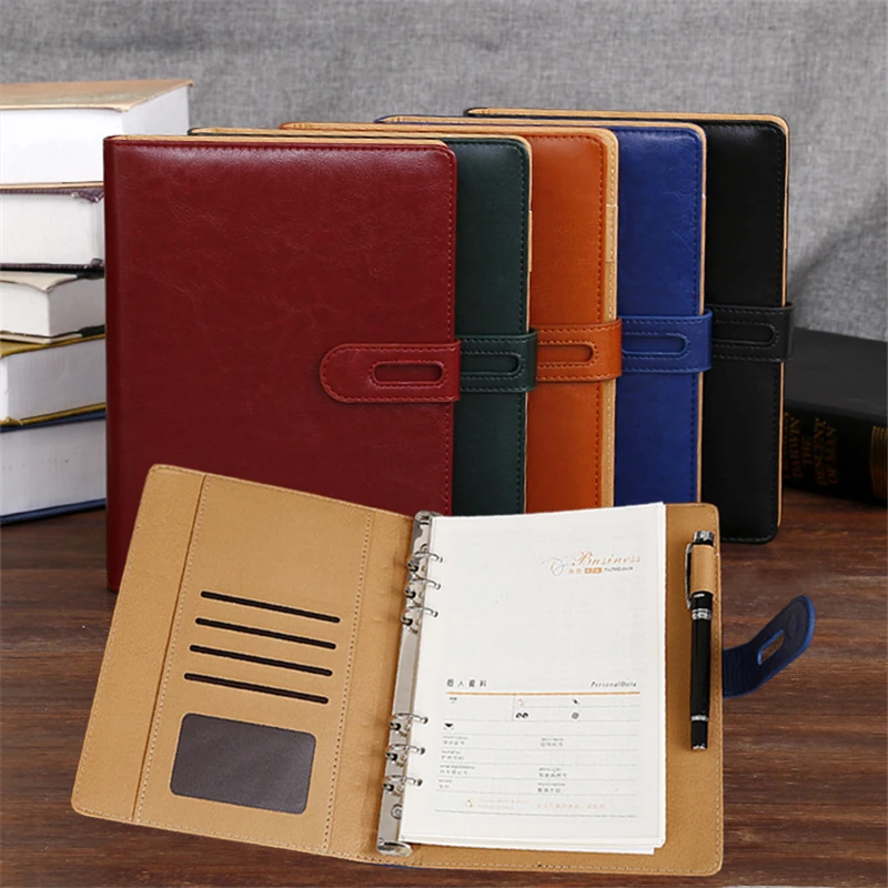 A5 Business Leather Notebook School Office Supplies Creative Stationery