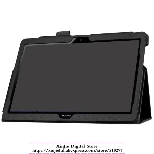 Искусственная кожа личи Стиль чехол Обложка книги для Huawei MediaPad T3 10 ags-l03 ags-l09 ags-w09 9.6 дюймов Tablet принципиально Чехол